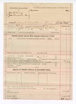 1894 February 26: Voucher, U.S. v. S.A.D. Bowers, introducing and selling of spiritous liquors; Stephen Wheeler, commissioner; Ed Jackson, deputy marshal; Lawrence Johnson, guard; includes subsistence and horse fee