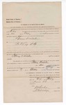 1894 October 22: Writ of arrest, U.S. v. Henry Walston, retail liquor dealer; Stephen Wheeler, clerk; I.M. Dodge, deputy clerk; G.J. Crump, U.S. Marshal; B.F. Gipson, deputy