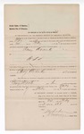 1894 October 8: Writ of arrest, U.S. v. Cary Avants, retail liquor dealer; Stephen Wheeler, clerk; I.M. Dodge, deputy clerk; G.J. Crump, U.S. Marshal; B.F. Gipson, deputy