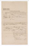 1895 March 11: Writ of arrest, U.S. v. George Payne, Doc Morris, H.C. Bellingen, Charles Lewis, retail liquor dealers; Stephen Wheeler, deputy clerk; I.M. Dodge, clerk; George J. Crump, U.S. Marshal; B.F. Gipson, deputy