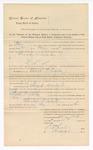 1894 October 25: Mittimus to await trial, U.S. v. Brack Walston, retail liquor dealer; Stephen Wheeler, clerk; I.M. Dodge, deputy clerk; G.J. Crump, U.S. Marshal; B.F. Gipson, deputy