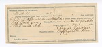 1894 March 21: Certificate of employment, for Claude Jordan, guard; G.R. Davis, A.B. Davis, and Harve Maloh, prisoners; Ed Jackson, deputy marshal