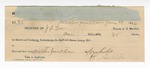 1894 June 26: Receipt, of J.B. Lee, deputy marshal; to H. Smith for railroad fare