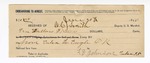 1894 June 30: Receipt, of W.C. Smith, deputy marshal; to L.D. Johnson for livery bill