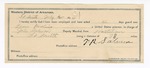 1894 July 2: Certificate of employment, for T.R. Salmon, guard; Isom Perkins, prisoner; John Salmon, deputy marshal