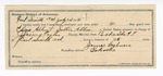 1894 July 3: Certificate of employment, for James Cogburn, guard; Eliza Allen, Sallie Allen, prisoners; James Taylor, deputy marshal
