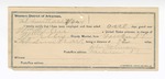 1894 July 6: Certificate of employment, for John Holiman, guard; William Allen, prisoner; William Ellis, deputy marshal