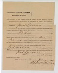 1894 July 12: Mittimus, for Jerol Luallen, larceny; J.B. Lee, deputy marshal; Stephen Wheeler, commissioner; George J. Crump, U.S. marshal