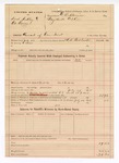1894 July 14: Voucher, U.S. v. Dock Dudley and Ad Reeves, warrant of commitment; E.B. Harrison, commissioner; R.S. Todhunter, deputy marshal