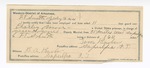 1894 July 16: Certificate of employment, for Tom Barber, guard; Charley Moore, prisoner; Jesse H. Jones, deputy marshal; B.A. Barker, witness