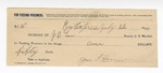 1894 July 22: Receipt, of J.B. Lee, deputy marshal; to Jim A. Harrison for feeding of prisoners;