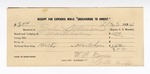 1894 July 23: Receipt, of John Salmon, deputy marshal; to W.A. Karney and Smith Conder for board and lodging