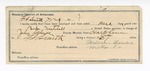 1894 July 24: Certificate of employment, William Lambert, guard; Bob Mitchell, prisoner; John Salmon, deputy marshal