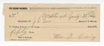 1894 July 31: Receipt, of J.B. Lee, deputy marshal; to William R. Craig for feeding prisoners; to W. Fry for feeding of prisoners