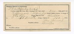 1894 July 31: Certificate of employment, John Salmon, guard; Simon Manic, prisoner; J.B. Lee, deputy marshal