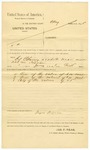 1894 May: Writ of arrest, Ed Chaney, defendant; Tiger Tixica, plaintiff