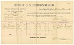 1895 January 10: Voucher, U.S. v Davy Corbly, adultery; includes cost per diem and mileage; Stephen Wheeler, commissioner; George J. Crump, US marshal; John Dennis, David Thompson, William Thompson, W.J. Fleming, witness