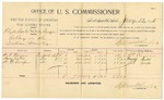 1895 January 12: Voucher, U.S. v Clyde Barber and Duley Burger, robbery; includes cost per diem and mileage; Stephen Wheeler, commissioner; George J. Crump, US marshal; A.T. Ragon, Harry Gates, A.C. Swope, witnesses