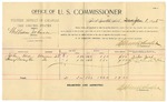1895 January 01: Voucher, U.S. v William Johnson, assault with intent to kill; includes cost per diem and mileage; Stephen Wheeler, commissioner; George J. Crump, US marshal; John Ford, Henry Covington, witness