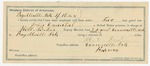 1895 January 18: Certificate of employment, H.O. Denton, guard; John Eanntal, prisoner; William Preston, deputy marshal