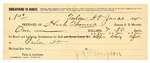 1895 January 23: Receipt, of Heck Thomas, deputy marshal; to J.R. Thompson for board, loading, and meals