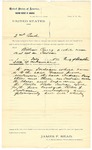 1895 February 01: Writ, U.S. v. William Curry, selling liquor; Deed Creek, Jim Steel, Lewis Steel, Billy Mayers, witnesses