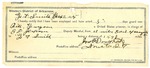 1895 February 02: Certificate of employment, for John Dougherty, guard; Bill Feurgson, prisoner; E.D. Jackson, deputy marshal
