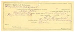 1895 February 02: Certificate of employment, for S.L. Sanders, guard; Ellis Star, prisoner; Will Preston, deputy marshal