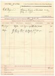 1895 February 12: Voucher, U.S. v. C.H. Taylor; Sid Johnston, deputy marshal; Mrs. A.L. Butts, witness