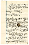 1895 May 04: U.S. v. Crawford Goldsby (alias Cherokee Bill), murder; Stephen Wheeler, clerk; I.M. Dodge, deputy clerk; Sam Candy, William Smith, George Merrill, A. Butcher, A.R. Vanmeter, John Rose, witnesses