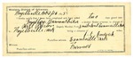 1895 February 26: Certification of employment, for F.T. Goodrich, guard; Mulbery Humansticker, prisoner; William Preston, deputy marshal