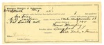 1895 March 07: Certificate of employment, for Frank Manahan, guard; Asa Fries, prisoner; E.D. Jackson, deputy marshal