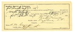 1895 March 13: Certificate of employment, for Buck Powell, guard; Will Johnson, prisoner; J.B. Lee, deputy marshal