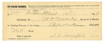 1895 March 14: Receipt, of W.H. Neal, deputy marshal; to A.L. Campbell for feeding prisoners