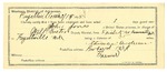 1895 March 14: Certificate of employment, for Thomas Andrews, guard; John Jones, prisoner; William Preston, deputy marshal