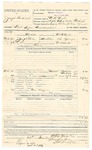 1895 March 20: Voucher, U.S. v. Joseph Parker, malt liquor dealer without license; Stephen Wheeler, commissioner; W.H. Neal, deputy marshal; I.M. Dodge, deputy clerk; Edgar Smith, district attorney
