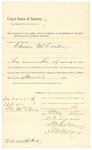 1895 March 16: Writ, for Clemmie McCaskie, contempt, in U.S. v. George McElrey; Stephen Wheeler, clerk; I.M. Dodge, deputy clerk