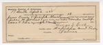 1895 April 6: Certificate of employment, for George E. Cook, guard; James Comer, Joseph Mount, prisoners; Jesse H. Jones, deputy marshal