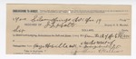 1895 April 19: Receipt, of J.L. Holt, deputy marshal; to Jordan and Matthews for livery bill