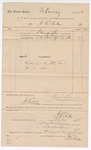 1895 May 1: Voucher, to G.E. Rider, court stenographer; George J. Crump, U.S. marshal; Stephen Wheeler, clerk; I.M. Dodge, deputy clerk