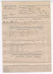 1895 May 1: Voucher, U.S. v. Bill Alcorn, introducing liquor; Stephen Wheeler, commissioner; J.B. McGill, deputy; J.W. Bowman, posse comitatus; R.J. Sperry, guard; Lewis Whitaker, witness