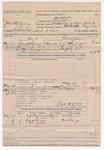 1895 May 20: Voucher, U.S. v. James Montgomery, assault with intent to kill; Stephen Wheeler, commissioner; Grant Johnson, deputy marshal; Tab Belger, guard; Ed Stewart, Webb Camp, witnesses