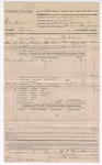 1895 May 14: Voucher, U.S. v. Curry Anderson, larceny; George B. Lawson, deputy marshal; W.D. Dickson, guard; Stephen Wheeler, U.S. district clerk; I.M. Dodge, clerk
