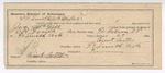 1895 May 11: Certificate of employment, for Newt Mattis, guard, in charge of Joe McGill, deputy marshal