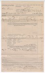 1895 May 22: Voucher, U.S. v. Dave Ross, assault with intent to kill; Stephen Wheeler, commissioner; J.T. Johnson, deputy marshal; N.N. Hawkins, guard; J.R. Trammill, Alvin Trammell, witnesses; John T. Johnson, deputy marshal; Edgar Smith, assistant attorney