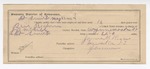 1895 May 27: Certificate of employment, for James M. Riser, guard; Ben Becham, U.S. prisoner; J.B. McGill, deputy marshal