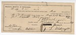 1895 May 30: Certificate of employment, for J.B. Worthington, guard; M.H. Meeks, deputy marshal; W.J. Flemming witness