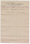 1895 June 4: Voucher, U.S. v. Bud Capps; George J. Crump, U.S. marshal; J.L. Holt, deputy marshal; William Crittenden, witness