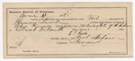 1895 June 4: Certificate of employment, E.T. Ross, guard; Henry Link, U.S. prisoner; Charles Keys, deputy marshal