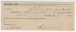 1895 June 6: Receipt, of B.F. McGill, deputy marshal; to M.L. Gipson for board, lodging, and subsistence for self
